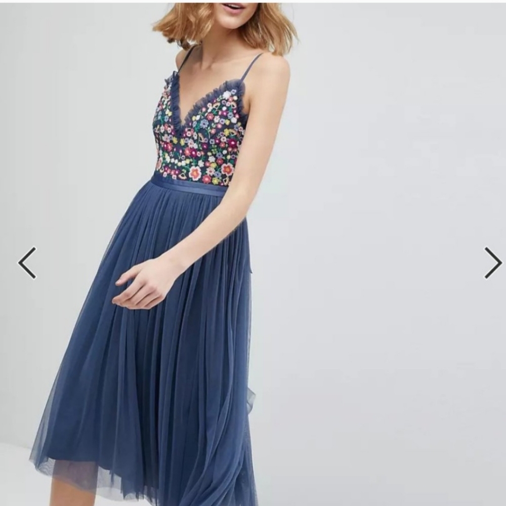 Needle & Thread Whisper Embroidered Dress